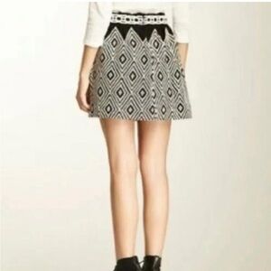 Free People Alexus Embroidered Mini Skirt Size 6